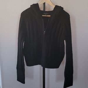 BCBG Cute Hooded Sweater Jacket